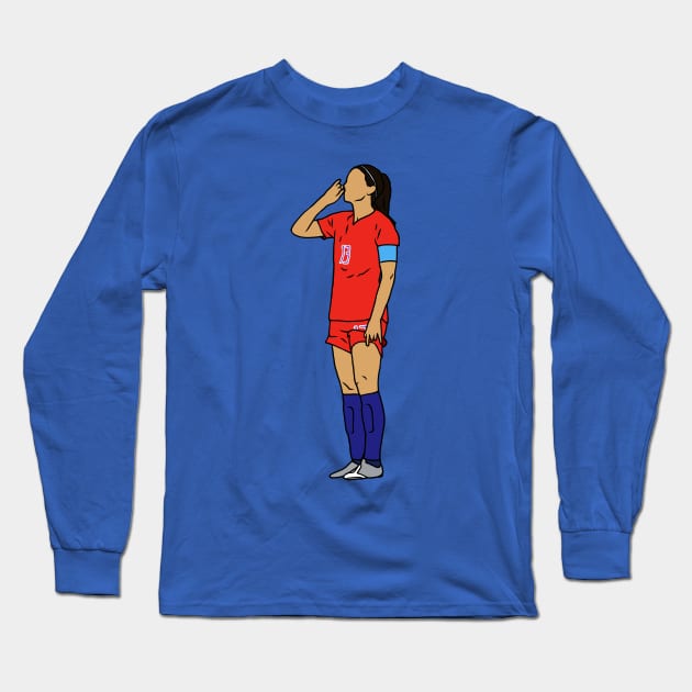 Alex Morgan Sipping Tea Alex Morgan Long Sleeve T Shirt